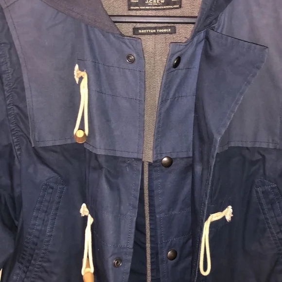 J.Crew Waxed Cotton Water-Resistant Bretton Toggle Jacket - Picture 9 of 10